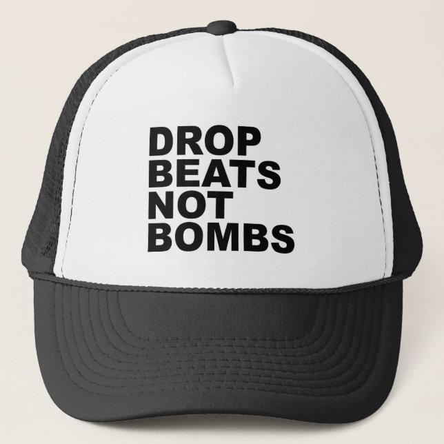 Gorra De Camionero El descenso bate no bombas (Anverso)