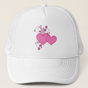 Gorra De Camionero El día de San Valentín de diseño de doble Purpurin