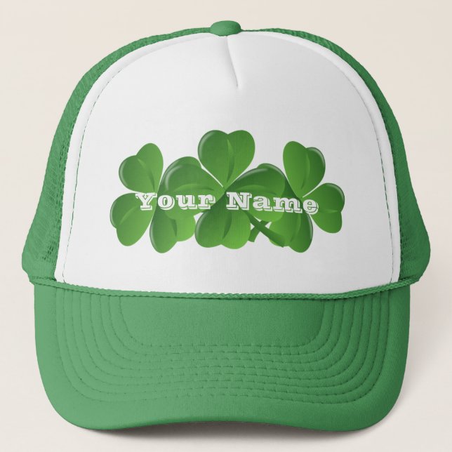 Gorra De Camionero El día de St Patrick del irlandés de Personlalized (Anverso)