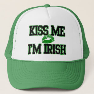 Gorra De Camionero El día divertido del St. Patricks, me besa que soy