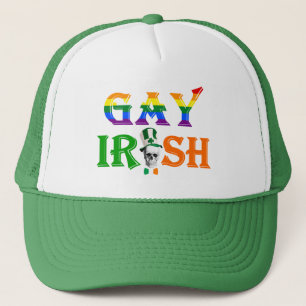 Gorra De Camionero El día gay de St Patrick irlandés del orgullo