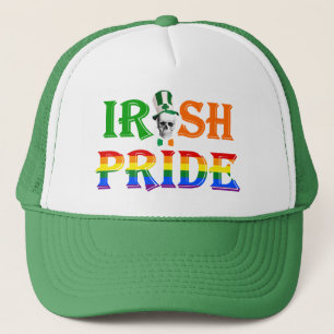 Gorra De Camionero El día gay de St Patrick irlandés del orgullo