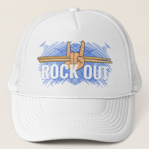 Gorra De Camionero El diablo de los tambores de la música dura Metali