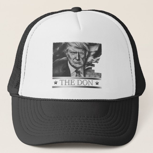 Gorra De Camionero El dibujo del lápiz Don (Anverso)