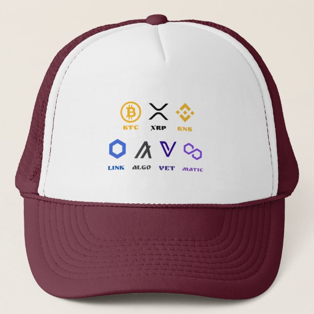 Gorra De Camionero El diseño de la criptografía 7 (Anverso)