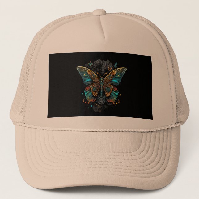 Gorra De Camionero el diseño de la mariposa (Anverso)