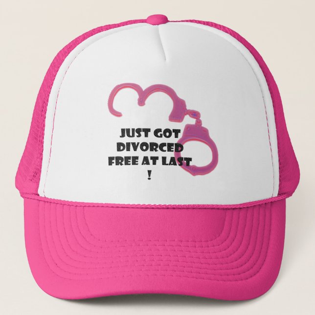 Gorra De Camionero El divorcio divertido libera en el último con la (Anverso)