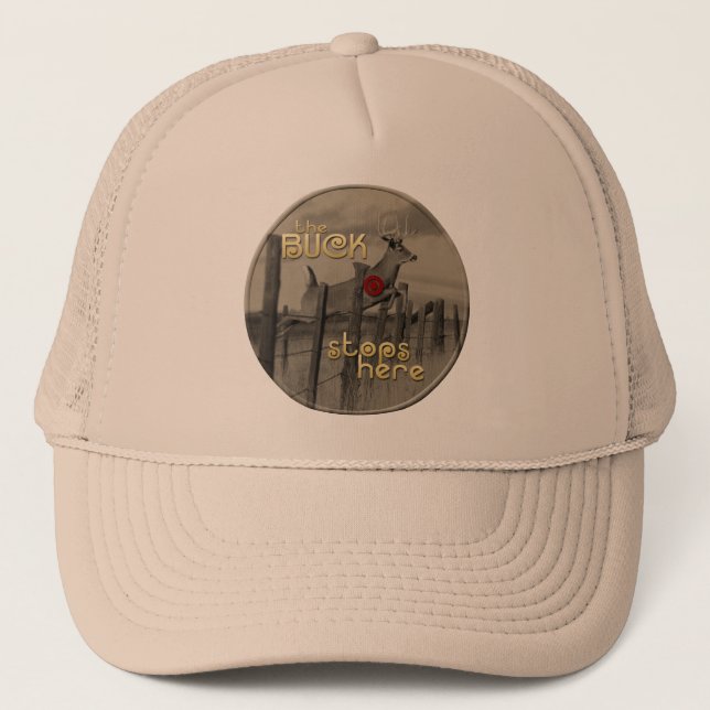 Gorra De Camionero El dólar para aquí (Anverso)