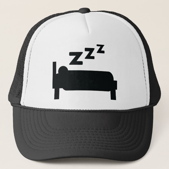 Gorra De Camionero el dormir del zzz del sleepyhead (Anverso)