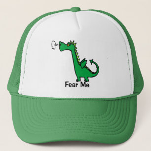 Gorra De Camionero El dragón del dibujo animado me teme