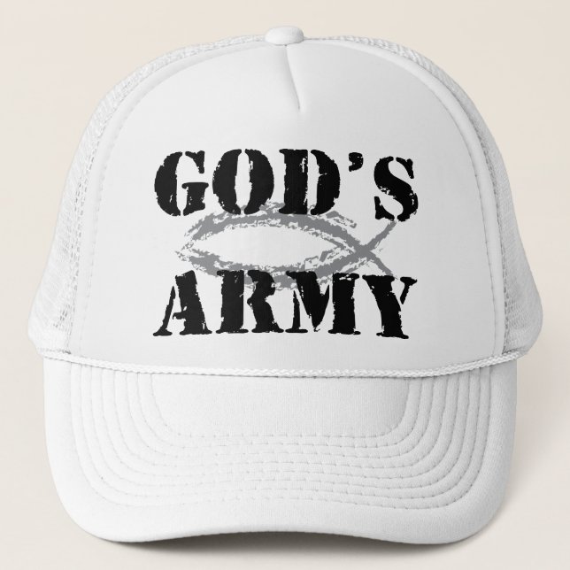Gorra De Camionero El ejército de dios (Anverso)