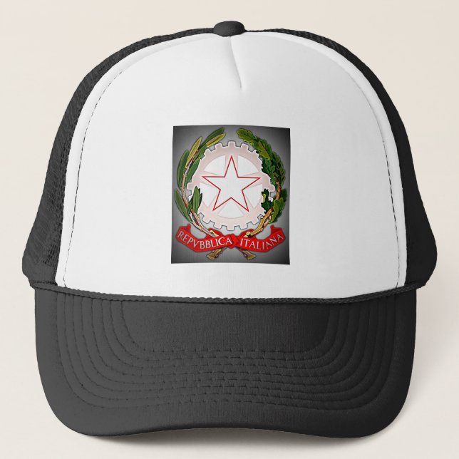 Gorra De Camionero El Emblem Dark Edge de Italia (Anverso)