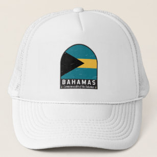 Gorra De Camionero El emblema de la bandera de las Bahamas es un mal 