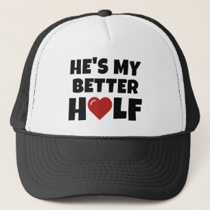 Gorra De Camionero Él es mi media naranja