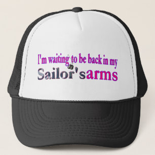 Gorra De Camionero El esperar a estar detrás en mis marineros