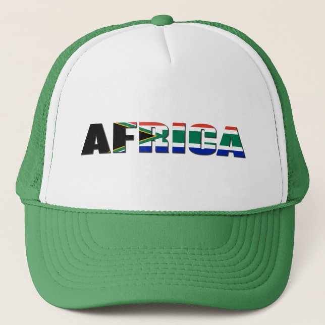 Gorra De Camionero El espíritu africano, una auténtica auténtica here (Anverso)