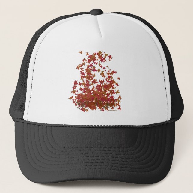Gorra De Camionero El estiércol vegetal sucede (Anverso)
