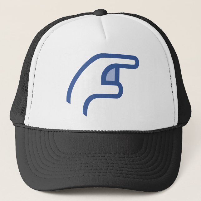 Gorra De Camionero el facebook ME EMPUJA (Anverso)