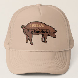 Gorra De Camionero El famoso sandwich de cerdo de Bubba