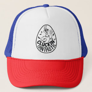 Gorra De Camionero El fantástico diseño humorístico con tema de pollo