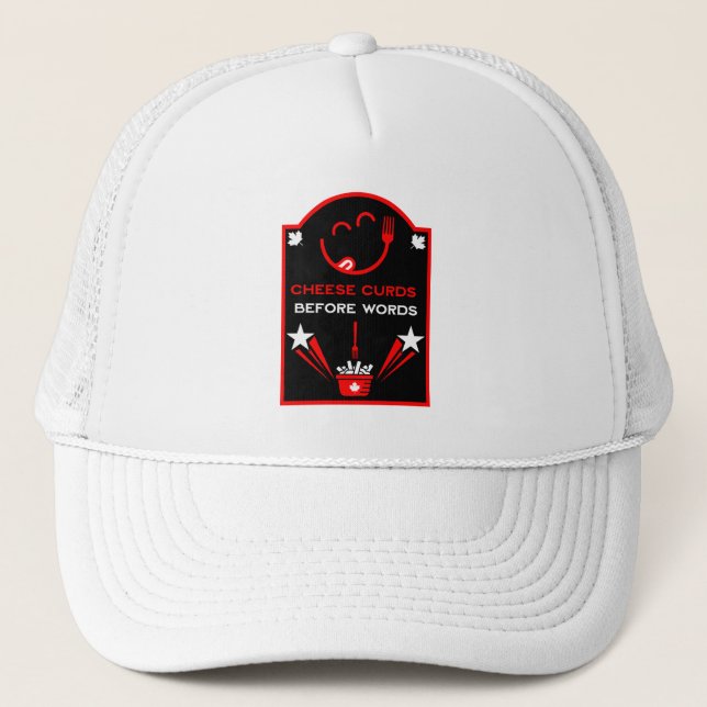 Gorra De Camionero El Festival de Comida Canadiense La Poutine (Anverso)