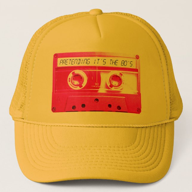 Gorra De Camionero El fingimiento de él es los años 80 (Anverso)