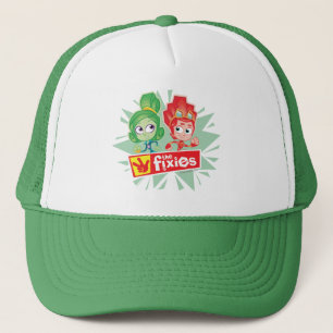 Gorra De Camionero El Fixies el Verda y fuego