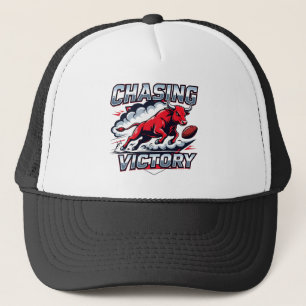 Gorra De Camionero El fútbol americano persigue la victoria