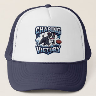 Gorra De Camionero El fútbol americano persigue la victoria