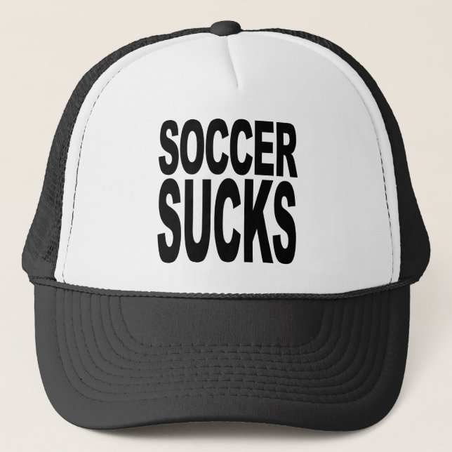 Gorra De Camionero El fútbol chupa (Anverso)