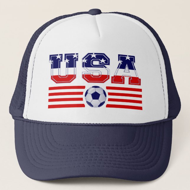 GORRA DE CAMIONERO EL FÚTBOL DE EE.UU. (Anverso)