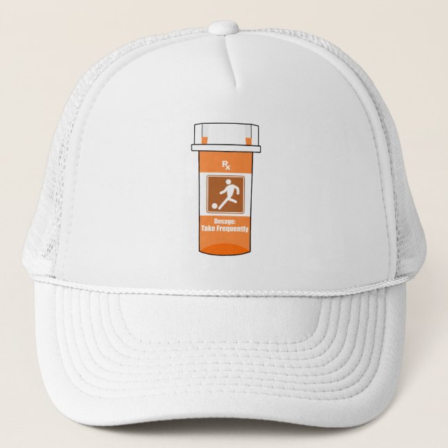 Gorra De Camionero El fútbol es mi droga (Anverso)