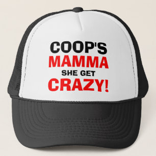 GORRA DE CAMIONERO ¡EL GALLINERO, MAMA, ELLA CONSIGUE, LOCO!