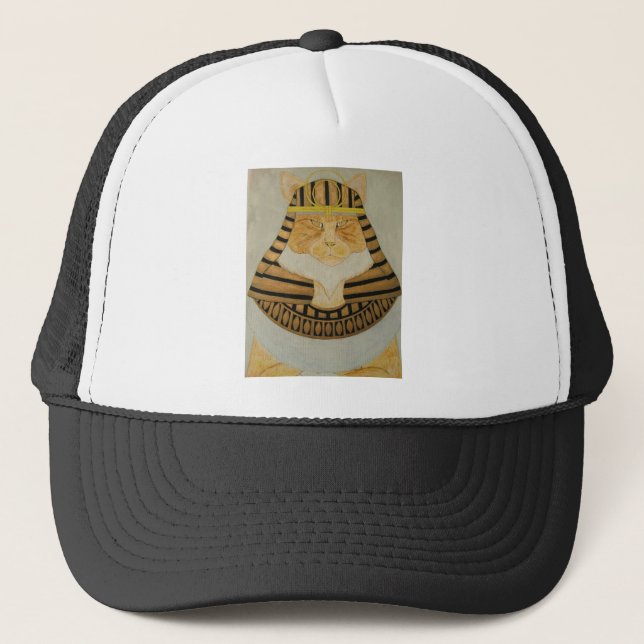 Gorra De Camionero El gato del Pharaoh (Anverso)