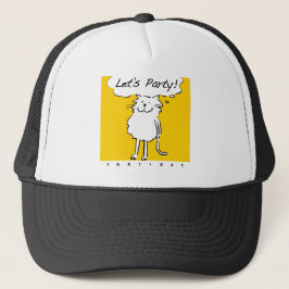 Gorra De Camionero El gato quiere tener una fiesta!