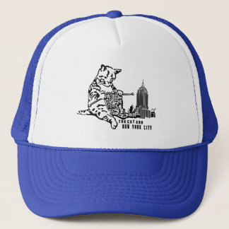 Gorra De Camionero El Gato y la Ciudad de Nueva York