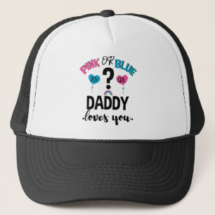 Gorra De Camionero El género del bebé revela que papá rosa o azul te