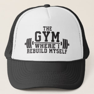 Gorra De Camionero El Gimnasio - Reconstruir yo mismo - Hacer Inspira