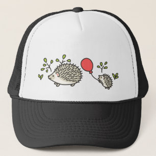 Gorra De Camionero El globo rojo del erizo del bebé