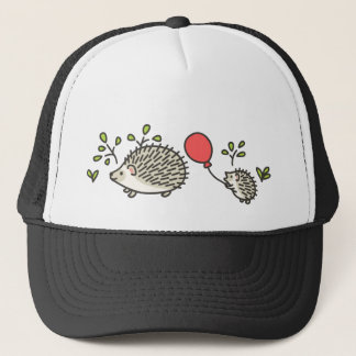Gorra De Camionero El globo rojo del erizo del bebé