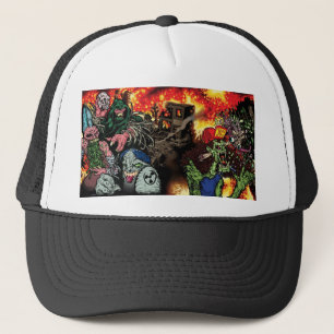 Gorra De Camionero El golpear como un maniaco - casquillo del