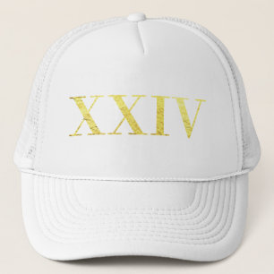 Gorra De Camionero El gorra del camionero del oro XXIV 24K