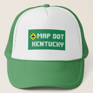 Gorra De Camionero El gorra del camionero del punto del mapa