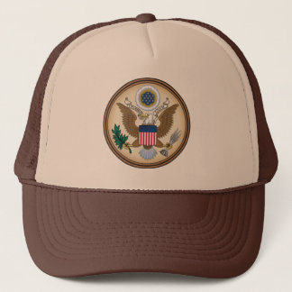 Gorra De Camionero El gran sello de los Estados Unidos de América.