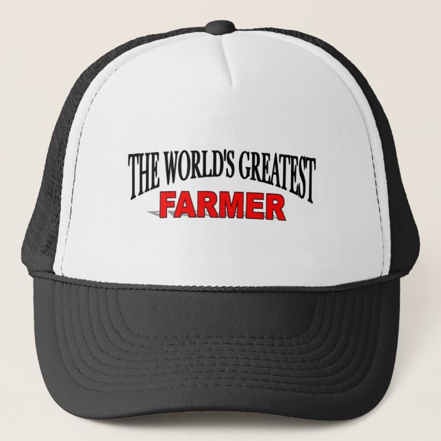 Gorra De Camionero El granjero más grande del mundo (Anverso)