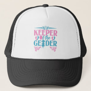 Gorra De Camionero El guardián de la revelación de género rosa y azul