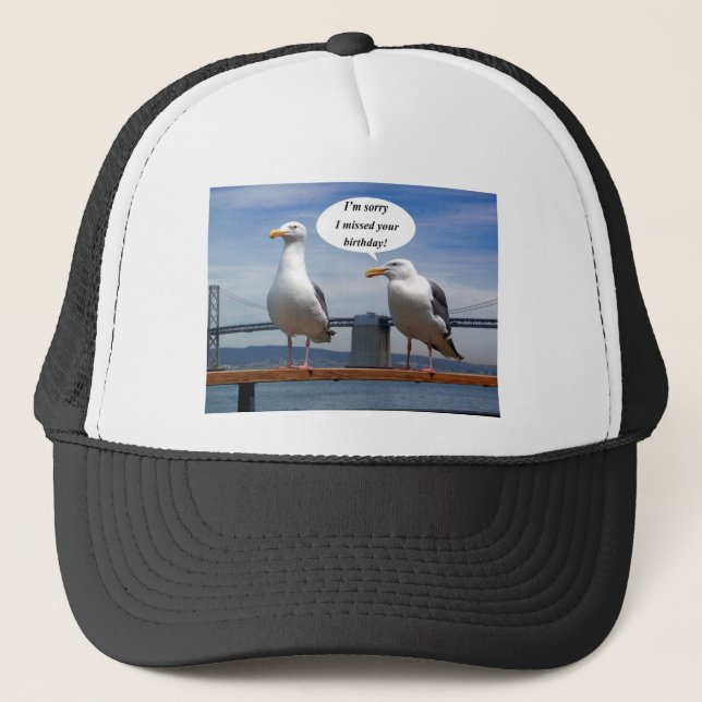 Gorra De Camionero el hablar de las gaviotas (Anverso)