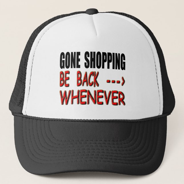 Gorra De Camionero El hacer compras ido (Anverso)