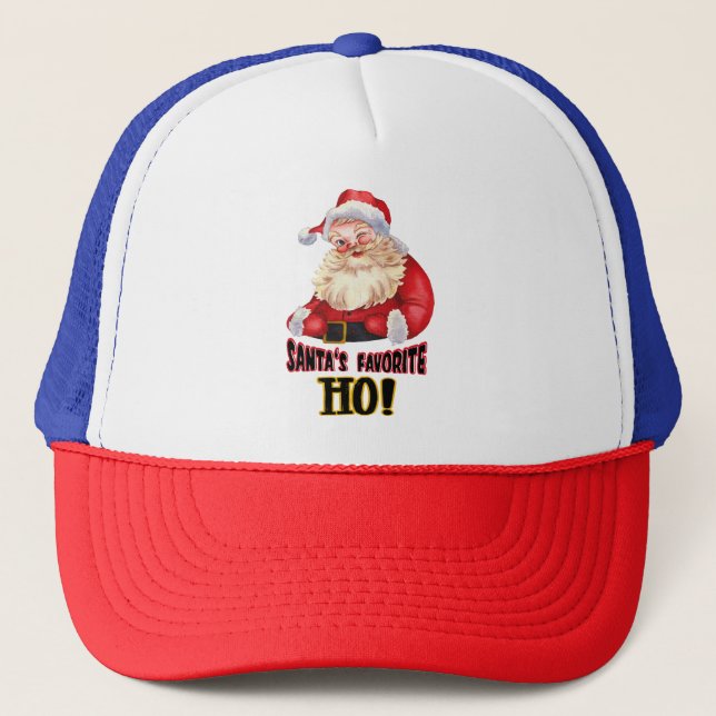 Gorra De Camionero El Ho favorito de Santa (Anverso)