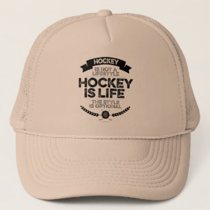 Gorra De Camionero El Hockey No Es Un Estilo De Vida